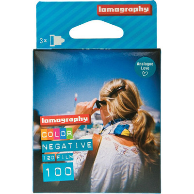 ***EXPIRED 4/2023*** Lomography 100 Color Negative Film (120 Roll Film, 3 Pack)