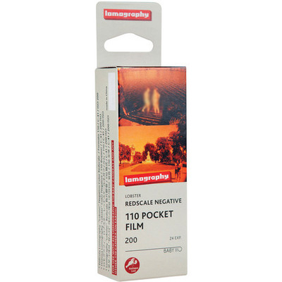***EXPIRED 10/2023*** Lomography Lobster Redscale Color Negative Film (110 Cartridge, 24 Exposures)