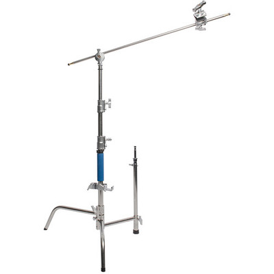 Savage 20" Chrome C-Stand with Grip Arm Kit (5.3'_