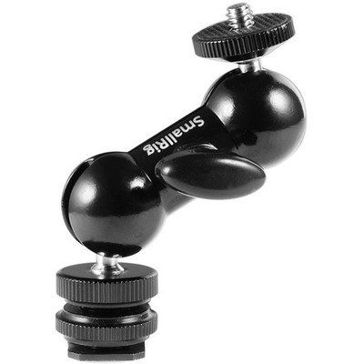 SmallRig Double Ball Head with Cold Shoe & 1/4"-20 Stud SmallRig Double Ball Head with Cold Shoe & 1/4"-20 Stud
