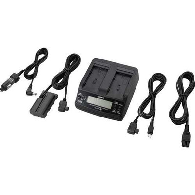 Sony - AC Adapter and Twin Charger For L-Series Batteries