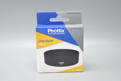 Phottix Sonnenblende HB-7 – Ersatz Für Nikon Gegenlichtblende, Für AF 80–200/2.8D