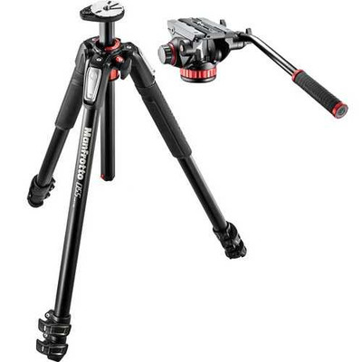 Manfrotto - 502HD Pro Video Head & 055XPRO3 Tripod Kit