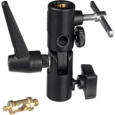 Manfrotto - 026 Lite Tite Swivel + Umbrella Adapter w/cold shoe