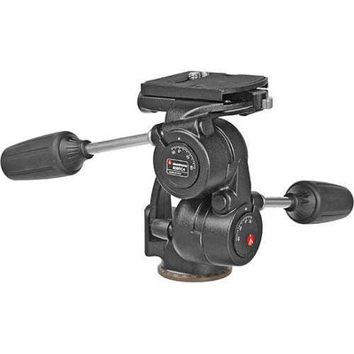 Manfrotto - 808RC4-3-Way Pan/Tilt Head With RC-4 Quick Release