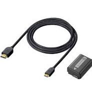 Sony - NP-FW50 AND HDMI Cable HD Starter Kit
