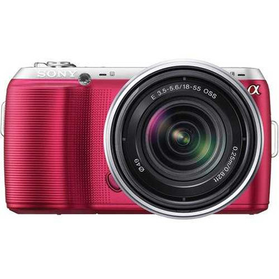 Sony - Alpha NEX-C3K/P Digital Camera W/18-55Mm (Pink)