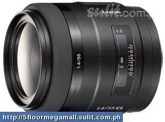 Sony - Alpha 35mm f/1.4G Wide Angle Lens