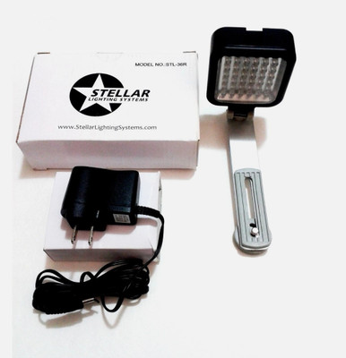 Stellar Lighting Systems STL-36R Shoe Mount LED On Camera Video Light/Bracket