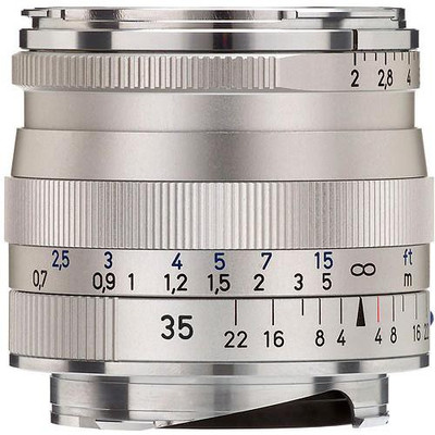 Zeiss Biogon T* 35mm f/2 ZM Lens (Silver)