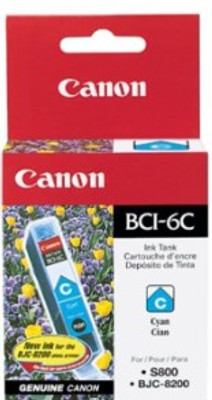 Canon BCI-6C Ink Cartridge (Cyan)-13Ml physical physical physical
