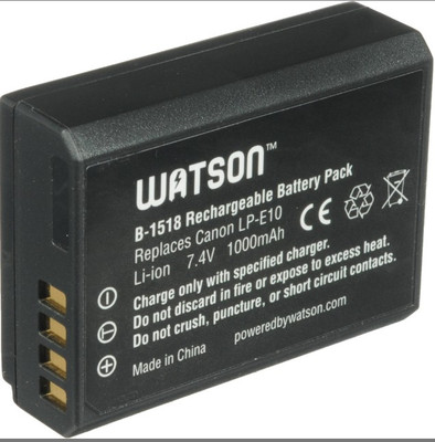 LPE10 Premium Li-Ion Rechargeable Batt F/ Canon physical physical physical LPE10 Premium Li-Ion Rechargeable Batt F/ Canon physical physical physical