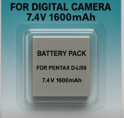 Digital Camera Batt F/ Pentax Dli50 7 4V1600m physical physical physical