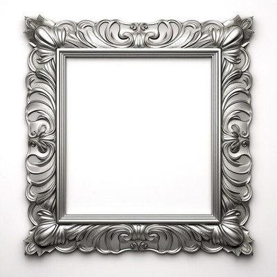 Image Moment Frame Antiqu Silver