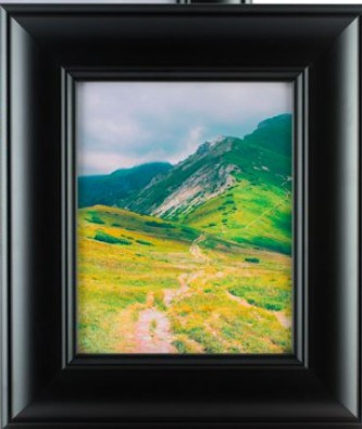 8.5X11" Modern Living Black Satin E/G