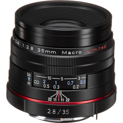 Pentax HD DA 35mm f/2.8 Macro Limited Lens (Black)