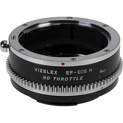 Vizelex Cine ND Throttle Lens Mount Adapter Compatible w/ Canon EOS (EF / EF-S) to Canon RF with Built-In Variable ND Filter (2 to 8 Stops)