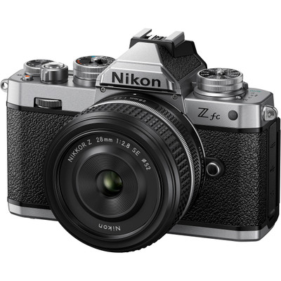 Nikon Z - Zfc Mirrorless Digital Camera with 28mm Lens (Silver)