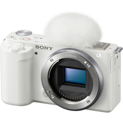 Sony - ZV-E10 Mirrorless Camera (Body Only, White)