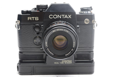 Pre-Owned - Contax RTS II Quartz w/Yshica ML 50mm F/1 9 & Contac Real Time Winder