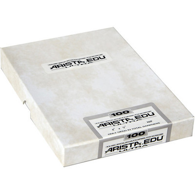 *** EXPIRED ***Arista EDU Ultra 100 Black and White Negative Film (4 x 5", 25 Sheets)