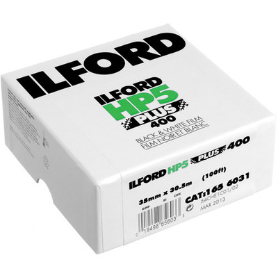 Ilford - HP5 Plus Black and White Negative Film (35mm Roll Film, 100' Roll)