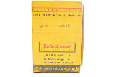 EXPIRED 1957 Kodak Kodachrome 16mm Cine Kodak Movie Film for 16mm Magazine Cameras Exp 1957