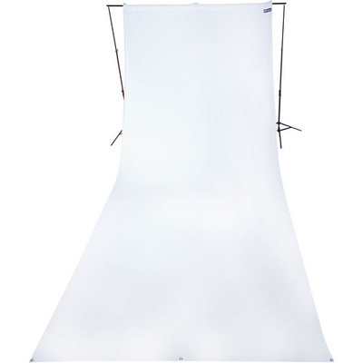 Westcott - 9X20' Wrinkle-Resistant Cotton-Hi Key White
