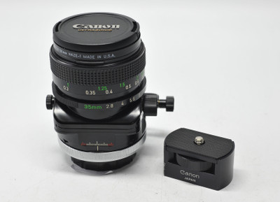Pre-Owned - Canon 35MM TS F2.8 FD S S C Manual focus TILT AND SHIFT lens