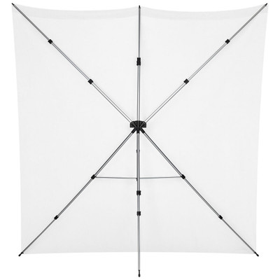 Westcott - X-Drop Pro Water-Resistant Backdrop Sweep Kit (High-Key White, 8 x 13')