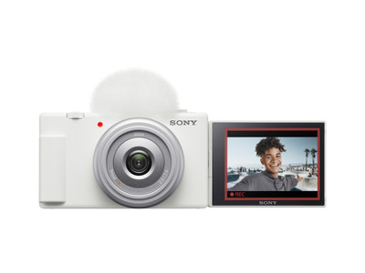 Sony - ZV-1F Vlogging Camera (White)