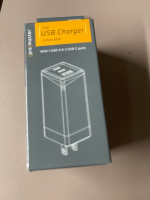 Promaster GaN USB Charger 3-Port 65 Watt (Discontinued)