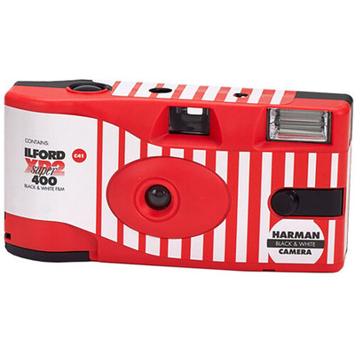 EXPIRED 7/2025 Ilford - XP2 Super Single Use Camera (Red)