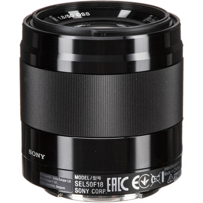 Sony - E 50mm f/1.8 OSS Lens (Black)