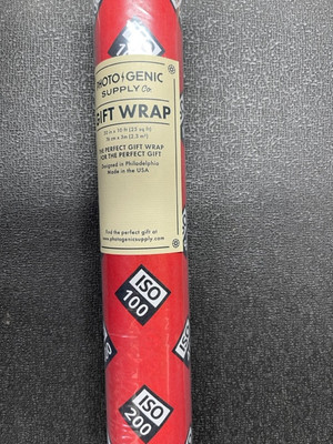 Photogenic Supply Co. Gift Wrap Iso Orange Flare