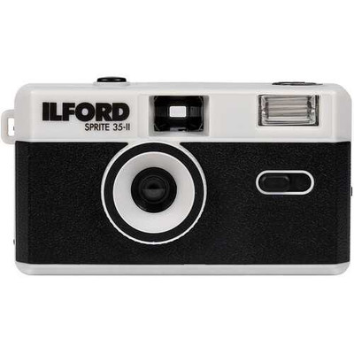 Ilford - Sprite 35-II Film Camera (Black & Silver)