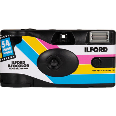 ***EXPIRED 02-2025*** Ilford - Ilfocolor Half Frame Single Use Camera (54 Exposures)