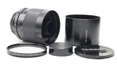 Pre-Owned - Tamron SP 500mm F/8 Mirror w/sky filter Model 55BB w/ Adaptall-2 Canon FD mount