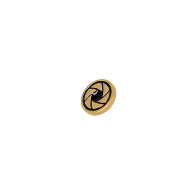 Promaster Deluxe Soft Shutter Button - Bright Brass Leaf Shutter Design