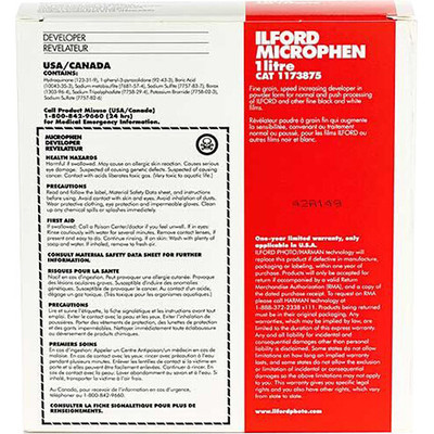 Ilford - Microphen Developer Powder for Black & White Film (Makes 1L)