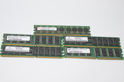 Pre-Owned - Micron/Netlist/Hynix 512mg Ram Sticks (Lot of 5)