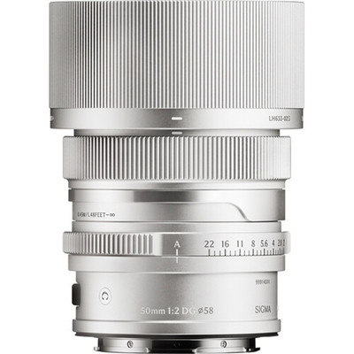 Sigma - 50mm f/2 DG Contemporary Lens (L-Mount, Silver)