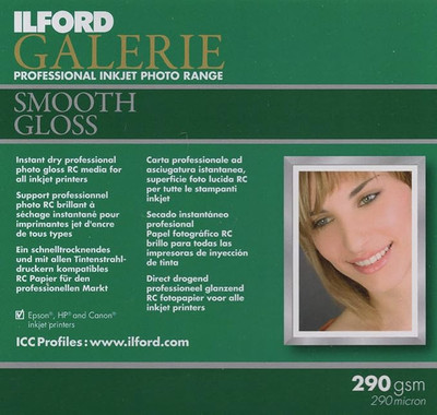 Ilford - 8.5X11,100 Sh/Smooth Gloss