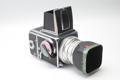 Pre-Owned - Hasselblad 500C w/ 80mm f/2.8 Planar, Waist Level Finder & A12  back Chrome