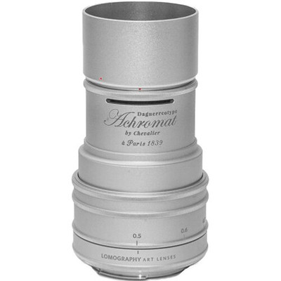 Lomography Daguerreotype Achromat 64mm f/2.9 Lens for Nikon F (Silver)