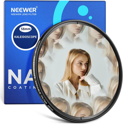 Neewer 58mm Kaleidoscope Prism Lens Filter