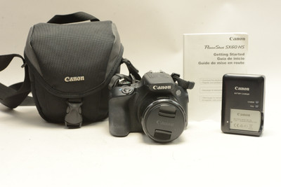Pre-Owned - Canon PowerShot SX60 HS Digital Camera (Black)