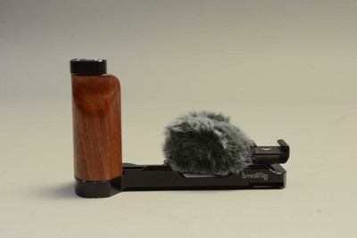 Pre-owned for Sony ZV-1 SmallRig Wooden Grip w/ Windscreen