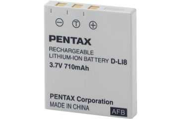 Pentax D-LI8 Rechargeable L-ION Battery F/Optio S