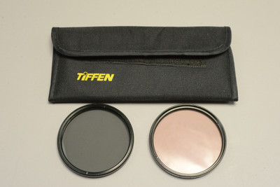 Pre-Owned Tiffen 77mm 812 & Circular Pol. Filters w/ Case